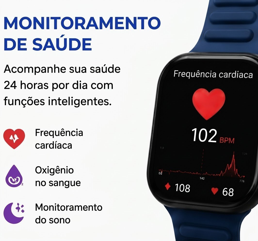 Smartwatch Super Amoled N10 | Tecnologia e Elegância no seu pulso - Imagem 6