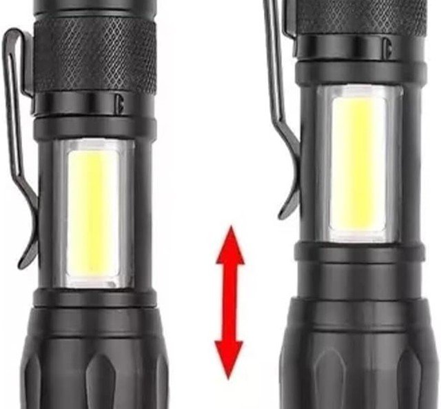 Lanterna Mini de Led 2 em 1 completa com case - Imagem 5