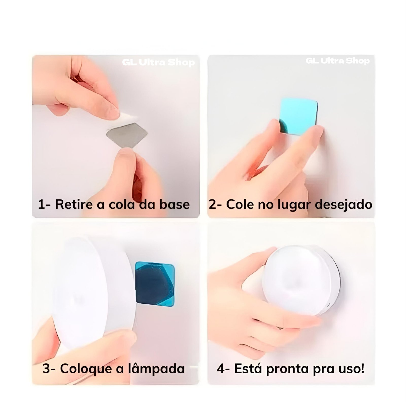 Lâmpada Com Sensor de Presença Ultra Essencial | Recarregável Usb - Imagem 3