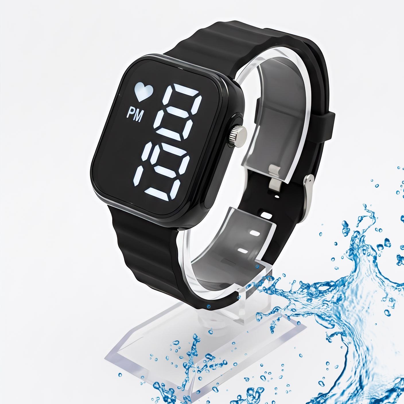 Relógio Esporte LED – Sofisticação e Versatilidade para Todas as Ocasiões