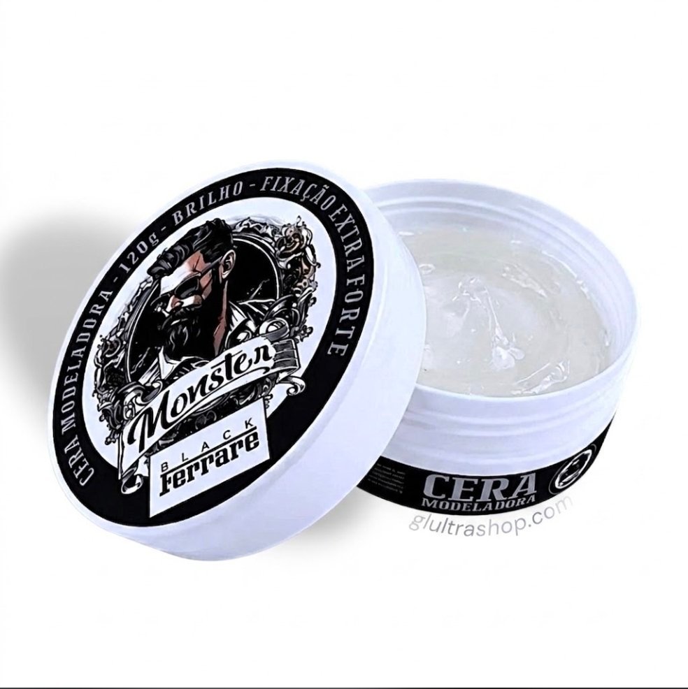 Pomada Modeladora Pigmentada Black Ultra Fixação 120g – Cabelo e Barba - Imagem 3