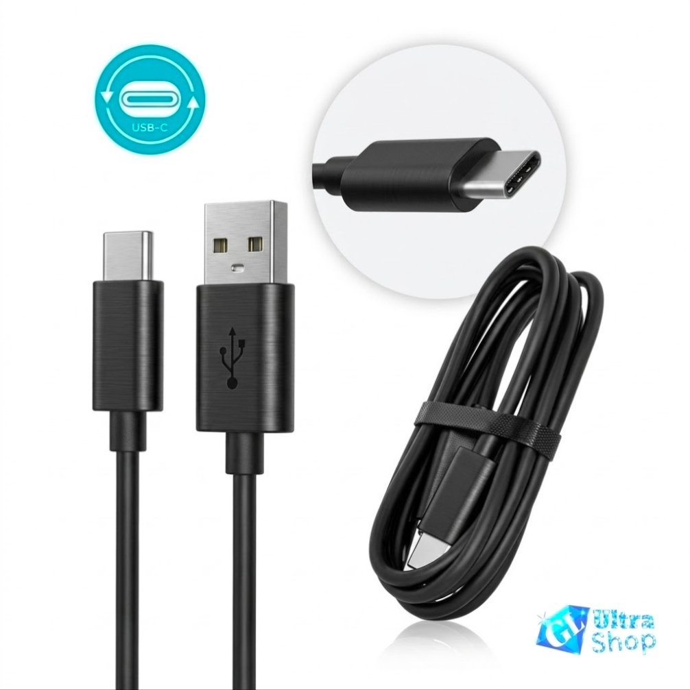 Cabo USB-C Turbo 25W com Carregamento Rápido – 98cm