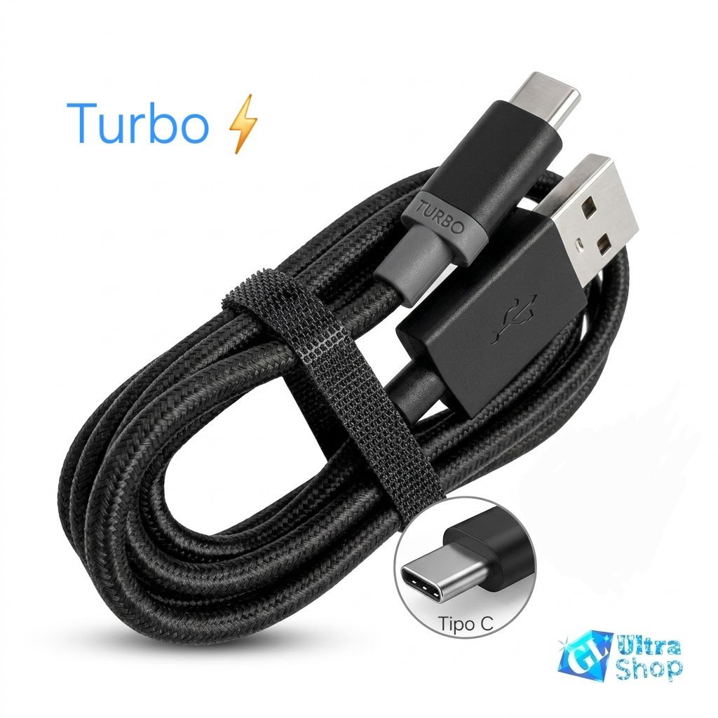 Cabo USB-C Turbo 25W com Carregamento Rápido – 98cm - Imagem 4