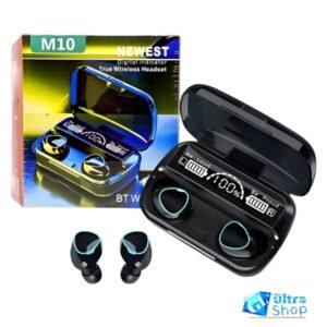 Fone de Ouvido Bluetooth M10 TWS 5.3 com Case de Carregamento – Homologado pela Anatel